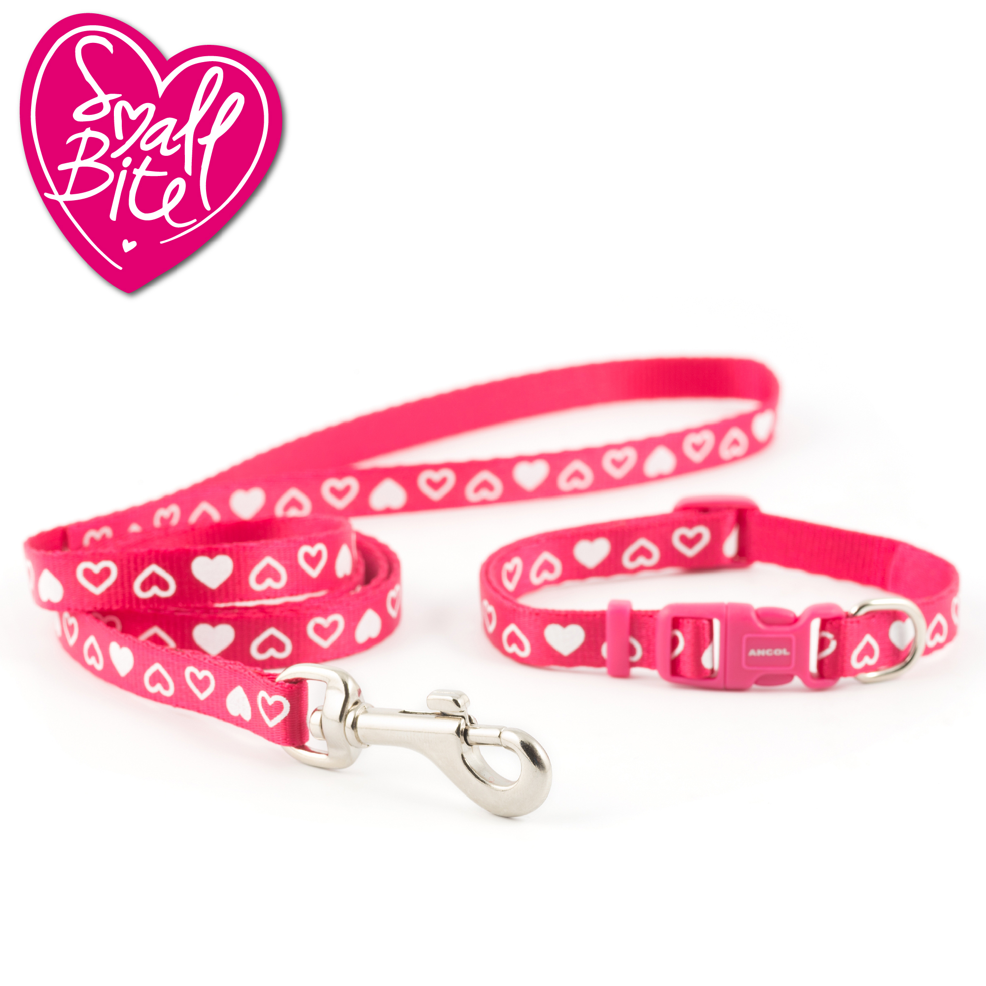 Small Bite Heart Collar Lead Set