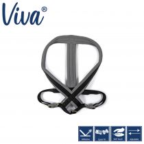 Viva Padded Harness Black XL 70-98cm