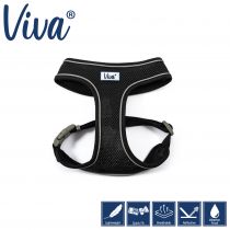 Viva Mesh Dog Harness Black XS 28-40cm