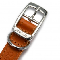 Classic Leather Collar Tan 20-26cm Size 1