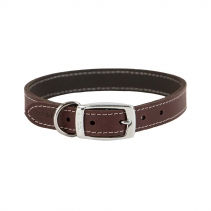 Heritage Leather Collar Oxblood Size 3 28-36cm