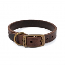 Latigo Leather Collar Havana 20-26cm Size 1
