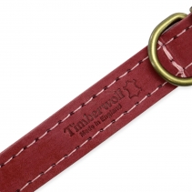 Timberwolf Leather Collar Raspberry 20-26cm Size 1
