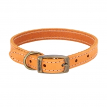 Timberwolf Leather Collar Mustard 26-31cm Size 2