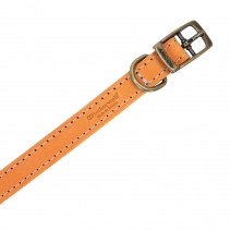 Timberwolf Leather Collar Mustard 39-48cm Size 5