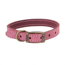 Timberwolf Leather Collar Raspberry 50-59cm Size 7