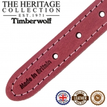 Timberwolf Leather Collar Raspberry 55-63cm Size 8