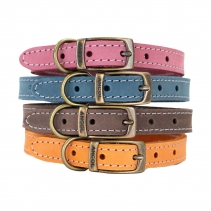 Timberwolf Leather Collar Mustard 55-63cm Size 8