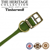 Timberwolf Rolled Collar Green 39-48cm Size 5