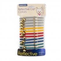 12 x Cat Collar Display Cards Reflective