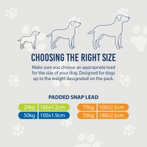 Viva Padded Lead Black 1mx12mm