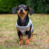 Small Bite Teddy Bear Harness Pebble XS 30-36cm