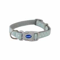 Small Bite Polka Collar & Lead Set Sage