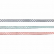 Small Bite Polka Collar & Lead Set Sage