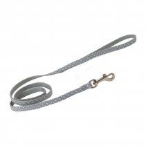 Small Bite Polka Collar Lead Set Pebble