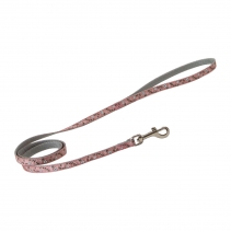 Small Bite Floral Collar Lead Set Rose