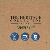Heritage Leather Medium Chain Lead Tan 80cm