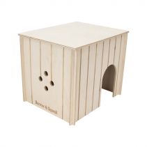 Small Pet Wooden Hide (Large - Flat Pack)