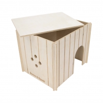 Small Pet Wooden Hide (Large - Flat Pack)