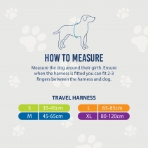 Viva Exercise & Travel Harness Pink M 45-65cm