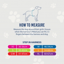 Viva Step-in Harness M Black 46-54cm