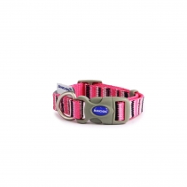 Hot Pink Candy Stripe Made From Collar S