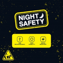 USB Flashing Band Yellow