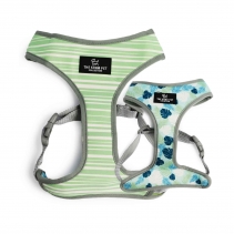 Soho Stripe/Leaf Reversible Harness XS