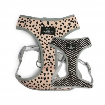 Soho Dalmatian/Zigzag Reversible Harness L