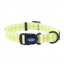 Yellow Check Collar S