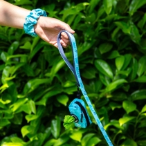 Soho Coral Poop Bag Dispenser & Scrunchie