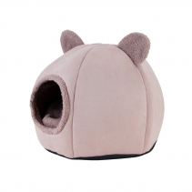 Teddy Bear Ear Cave Bed (Rose)