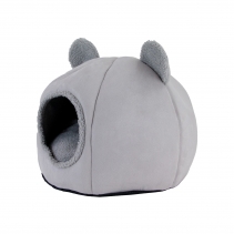 Teddy Bear Ear Cave Bed (Pebble)