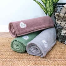 Small Bite Teddy Bear Blanket Rose