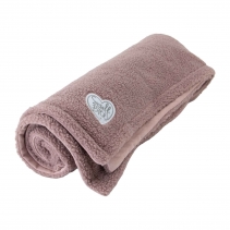 Small Bite Teddy Bear Blanket Rose