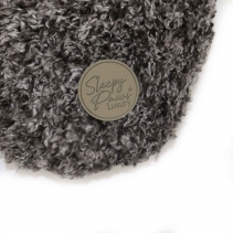 Sleepy Paws Oval Cushion 60x50cm Oatmeal & Check