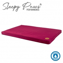 Waterproof Flat Pad Burgundy 92cmx61cm