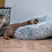 Super Plush Donut Bed 50cm Slate Grey