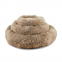 Super Plush Donut Bed 70cm Oatmeal