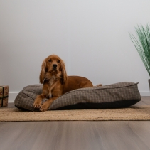 Brown Check Mattress 100 x 70cm