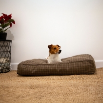 Brown Check Mattress 100 x 70cm