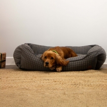 Grey Check Large 78 x 90cm