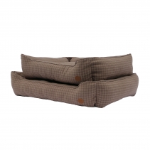 Brown Check Bed XL 84 x 105cm