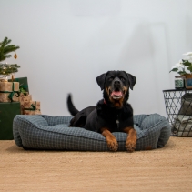 Blue Check Bed XL 84 x 105cm