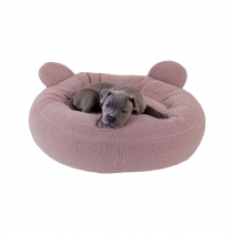Small Bite Teddy Bear Donut Beds Rose 70cm