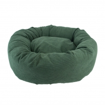Corduroy Donut Bed (Forest Green) 70cm