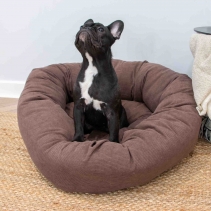 Corduroy Donut Bed (Walnut) 70cm