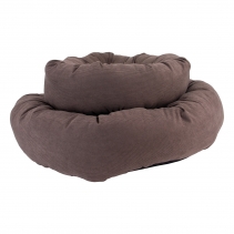 Corduroy Donut Bed (Walnut) 70cm