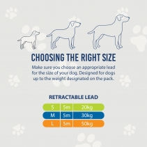 Viva Retractable 5m Lead Purple L