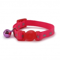 Hi-Vis Safety Kitten Collar Pink